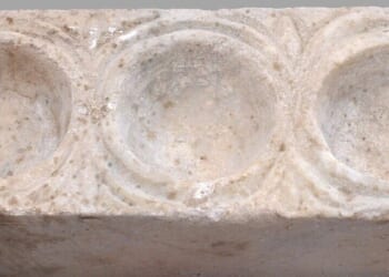Researchers uncover marble artefact in ‘cradle of Christianity’ that may alter baptism history