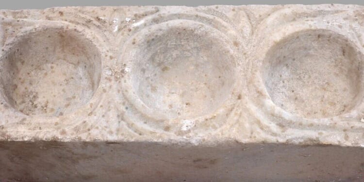 Researchers uncover marble artefact in ‘cradle of Christianity’ that may alter baptism history