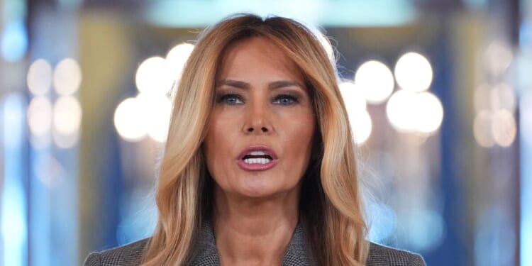 Melania Trump storms off after bombshell paedo Epstein address | US | News