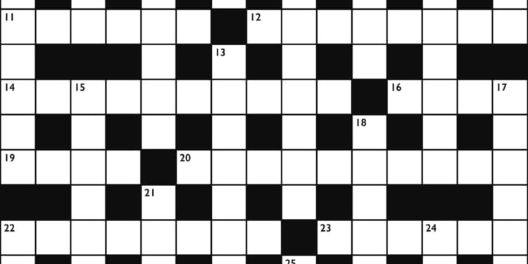 Crossword No. 1767