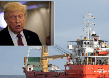 Iran 'closes' Strait of Hormuz after the US 'did not fulfil their obligations' just hours after Donald Trump announced key waterway was 'completely open'