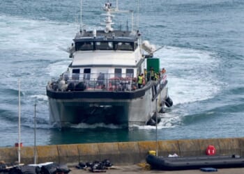 Nearly 600 migrants cross Channel TODAY as Belgium becomes new small boat departure point