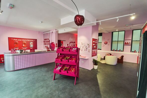 Interior of Cherry Coke Cafe