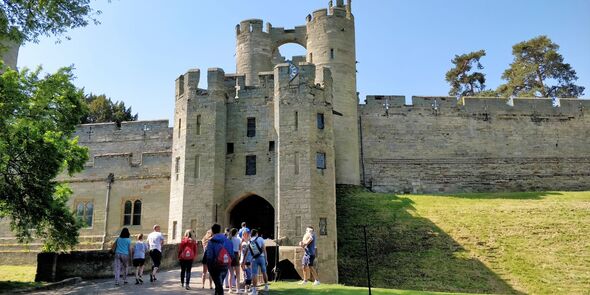 Entry in to Warwick Castle