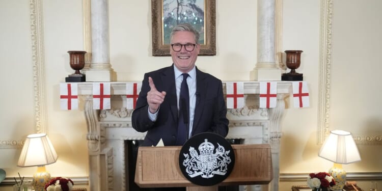 Keir Starmer declares England's flag 'belongs to us' in St George's Day message