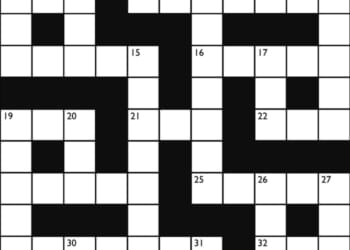 Crossword No. 1769