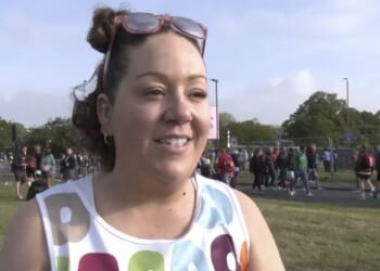 Runner with inoperable cancer takes for research charity