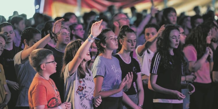 ‘Who gets to look round calmly, triumphantly, as each worshipper falls?’