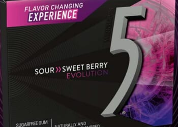 5 GUM's sour to sweet berry flavor-changing gum ain't it