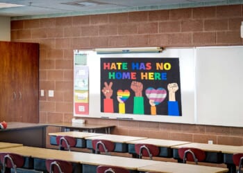 Anti-hate poster has no home in Ohio classroom, says school district