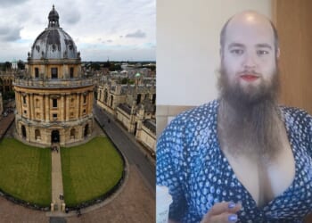 Bearded Oxford Professor Criticized Over Fake ‘Plastic Breasts’