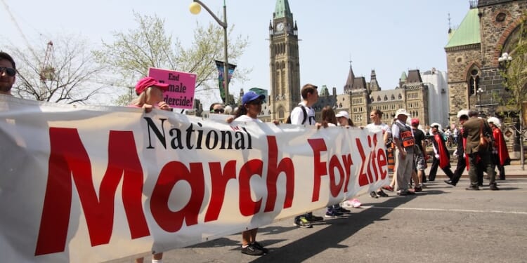 Canada’s National March for Life is just one month away