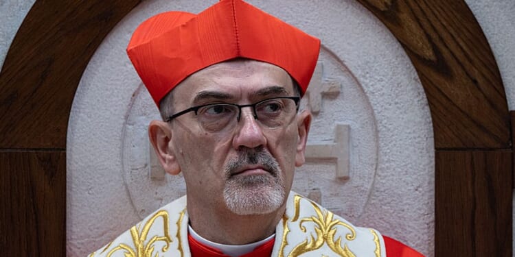 Cdl. Pizzaballa celebrates Holy Thursday Mass at Holy Sepulchre after being shut out on Palm Sunday
