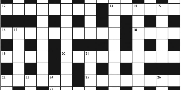 Crossword No. 1766