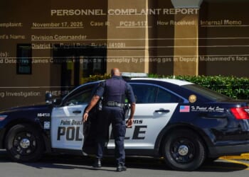 Florida cop forced into 'training/counseling' for farting in colleague's face