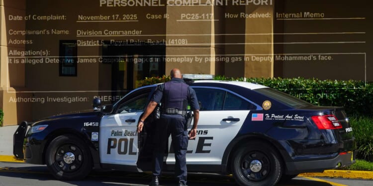 Florida cop forced into 'training/counseling' for farting in colleague's face