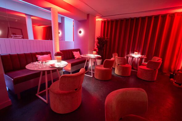 Interior of new Cherry Coke Cafe