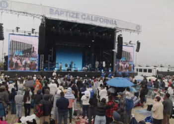 Global baptism event in the works after ministry baptized thousands in California
