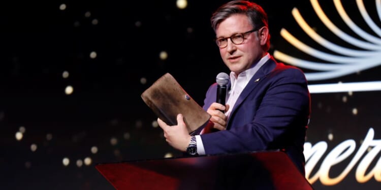 House Speaker Mike Johnson, Christian leaders kick off weeklong DC Bible-reading marathon