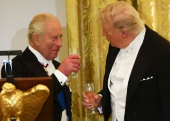 King and Queen US tour LIVE: Star-studded guests arrive for dinner | Royal | News