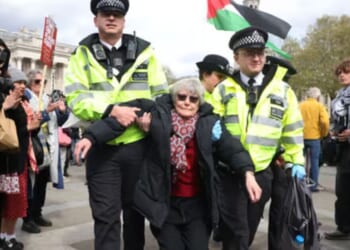 London protest LIVE: Palestine Action swarm Trafalgar Square and clash with police | UK | News
