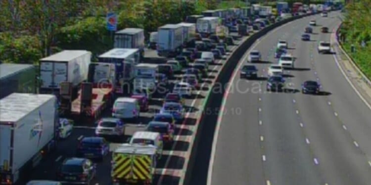 M6 traffic LIVE: Chaos as 'large spillage' sparks 60 minute delays | UK | News