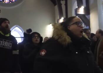 Police arrest protester accused of disrupting Easter service outside Cities Church