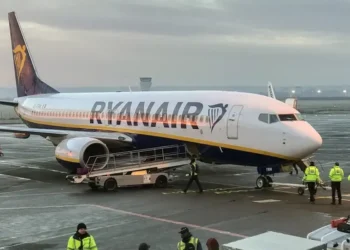 Ryanair passengers storm tarmac to stop plane taking off after French border control farce