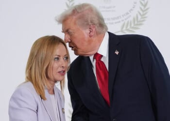 Trump 'Shocked' By Italian Prime Minister