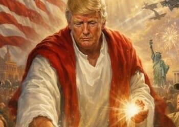 Trump posts 'unhinged' image of himself as Jesus Christ | US | News