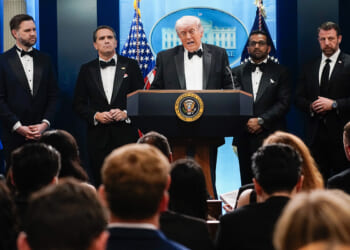 Trump strikes defiant tone after WHCA dinner shooting, calls Americans to resolve differences peacefully
