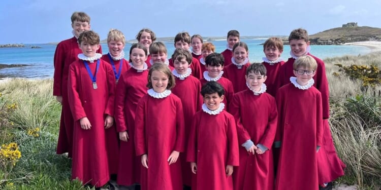 Truro choristers happy to be stranded on Isles of Scilly