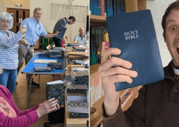 Vicar swamped with Bible requests after offering to send them out for FREE in viral TikTok clip