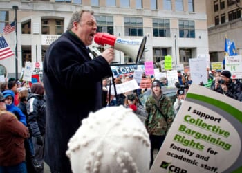 Wisconsin law limiting public sector union power faces legal challenge