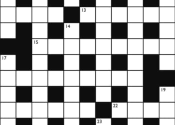 Crossword No. 1770