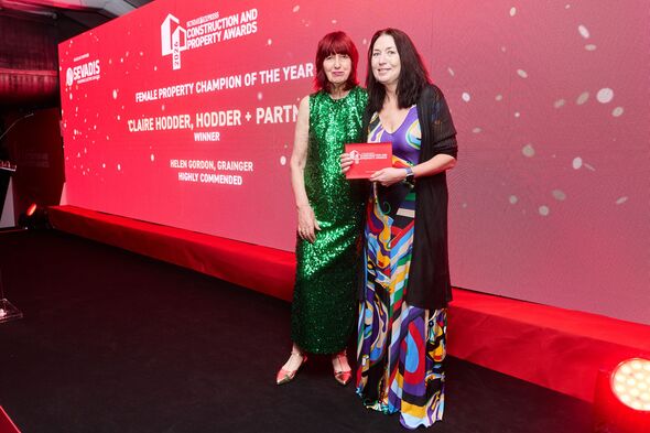 Host Janet Street-Porter with Claire Hodder