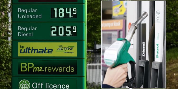 Petrol and diesel drivers risk £100 fine when searching for cheap fuel prices