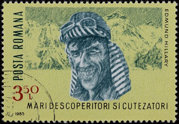 Edmund Hillary stamp
