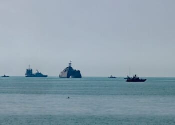 US Navy warship struck by two missiles in Strait of Hormuz, Iran state media claims
