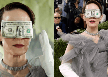Sarah Paulson sparks fury with 'tone-deaf' Met Gala outfit as millionaire actress takes political stand: 'Champagne socialism!'