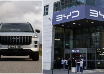 Chinese car brands secure 10% of UK vehicle market as drivers invest in BYD, Jaecoo, Omoda and more