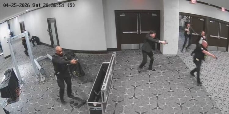 CCTV shows moment alleged gunman stormed press dinner | US | News