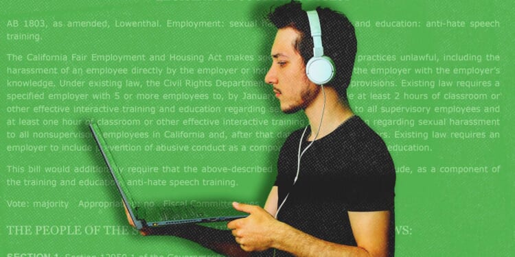California can’t define ‘hate speech’ but may mandate workplace training anyway