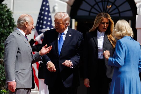President Trump Holds Departure Ceremony For King Charles And Queen Camilla