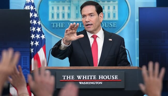 Marco Rubio's One-Day WH Press Secretary Gig Was Chaotic, Funny, and Surprisingly Brutal – RedState