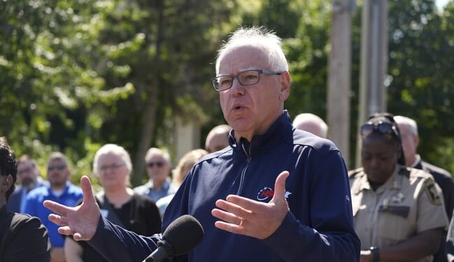 Walz Claimed Musk Gave a Nazi Salute