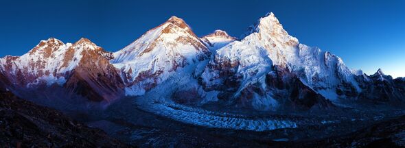 Mount Everest night Nepal himalaya mountain